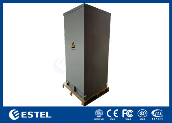 Scaffale a 19 pollici RAL7035 Grey Color Outdoor Telecom Cabinet con lo scaffale della batteria