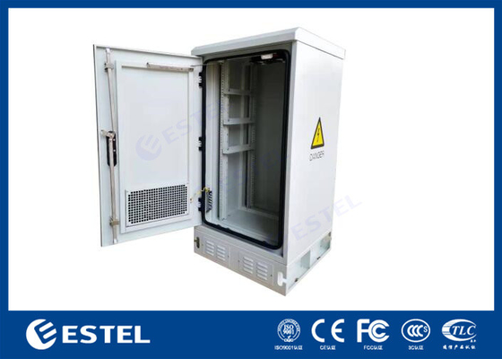 IP55 Pavimento per armadi esteri montato con spazio utente 20U con ventilatori in cima