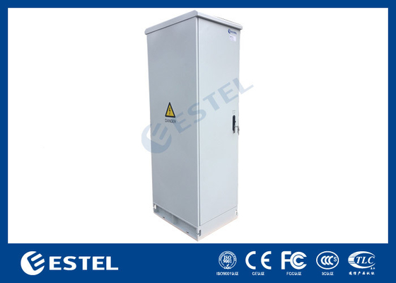2.5mm Aluminium Outdoor Telecom Cabinet 43U Equipment Enclosures con LED