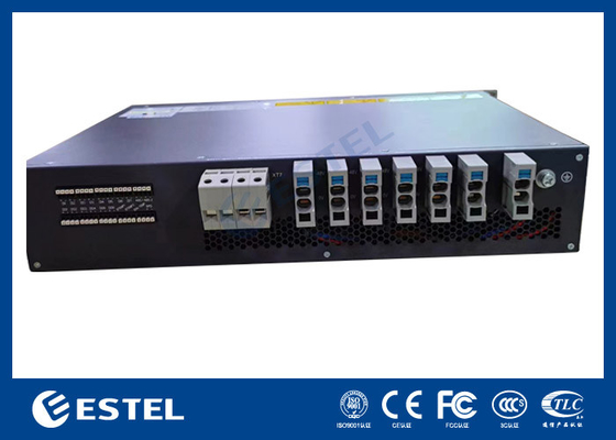 Rettificatore a scaffale DC48V 90A Alta capacità 220VAC Rettificatore a singola fase per telecomunicazioni