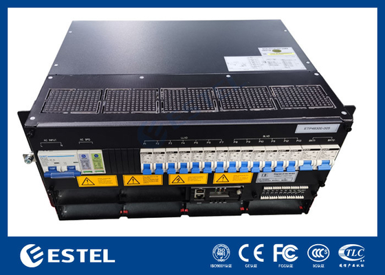 Sistema di alimentazione per rettificatori di capacità da 18 kW con distribuzione di potenza e funzione di monitoraggio della batteria