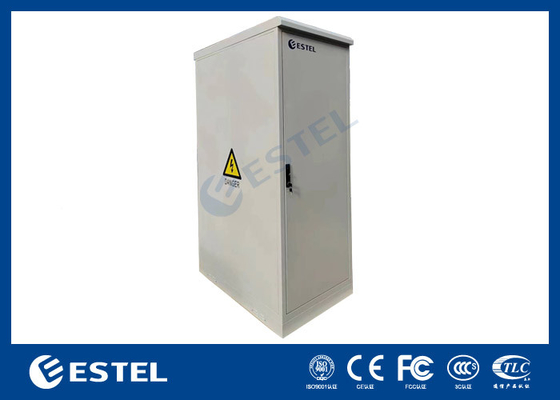 Gabinetto Telecom Esterno a doppia porta in acciaio galvanizzato 42U integrato con aria condizionata a corrente continua da 2000W