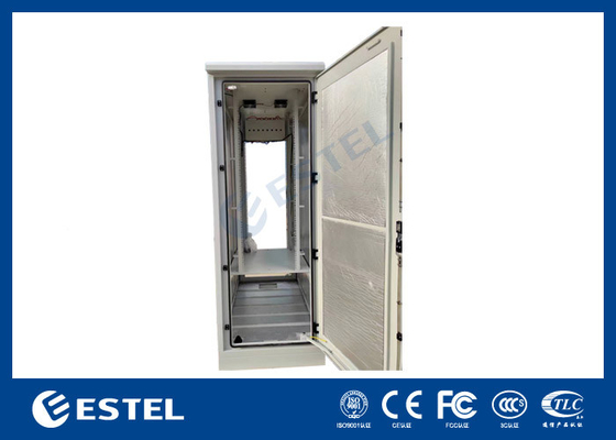 Gabinetto Telecom Esterno a doppia porta in acciaio galvanizzato 42U integrato con aria condizionata a corrente continua da 2000W