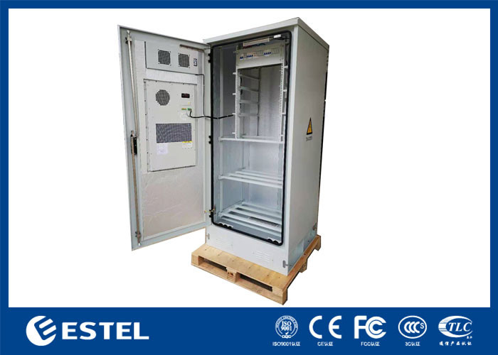 IP55 Gabinetto Telecom Esterno Con Unità di Distribuzione di Potenza Rack Da 19 Pollici E Piattaforma Batteria